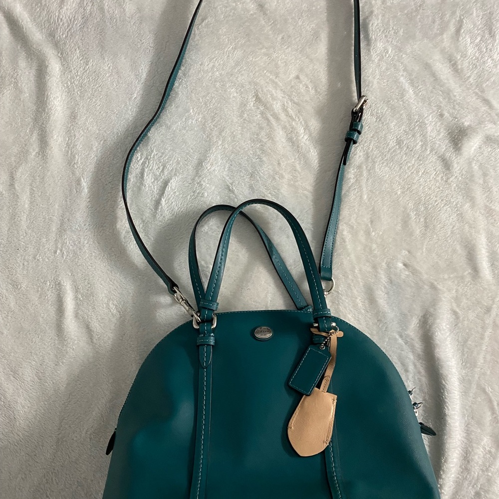 Coach mini Sierra cross body in Jade